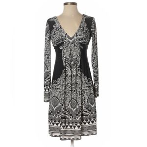 INC black and white dress